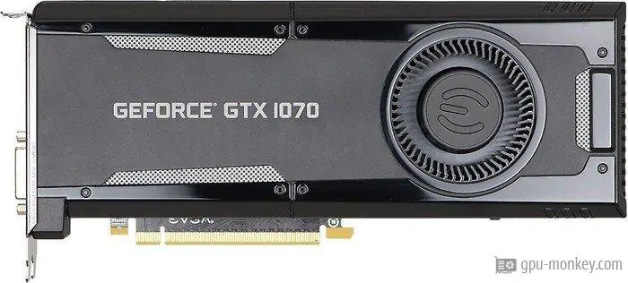 EVGA GeForce GTX 1070 GAMING