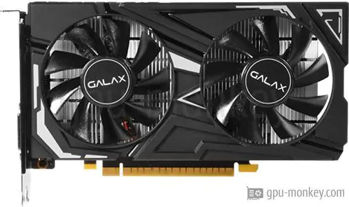 GALAX GeForce GTX 1650 EX (1-Click OC) GDDR6