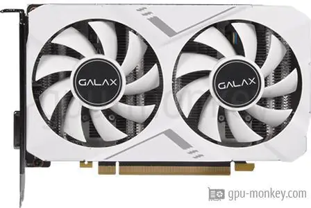 GALAX GeForce GTX 1660 White Mini (1-Click OC)