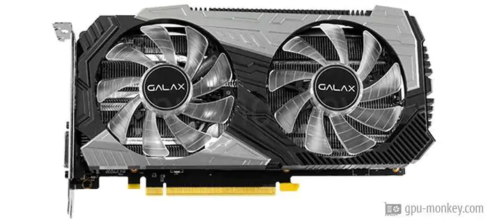 GALAX GeForce RTX 2060 SUPER (1-Click OC) V2 (WHITE FAN LED)