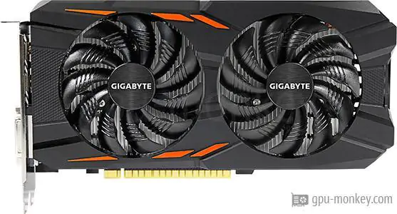 GIGABYTE GeForce GTX 1050 Ti Windforce OC 4G