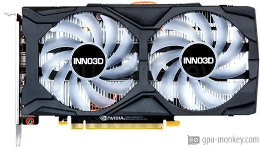 INNO3D GeForce GTX 1660 Ti TWIN X2 OC RGB