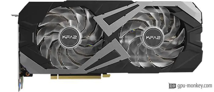 KFA2 GeForce RTX 3060 Ti EX (1-Click OC) LHR