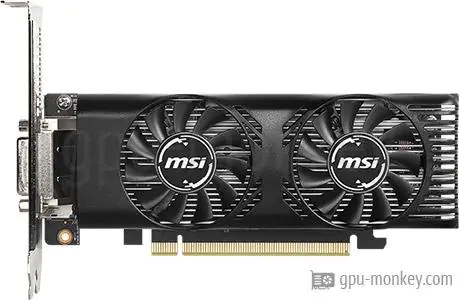 MSI GeForce GTX 1650 4GT LP OCV1