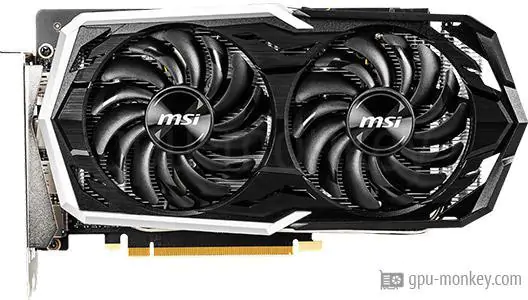MSI GeForce GTX 1660 TI ARMOR 6G OC