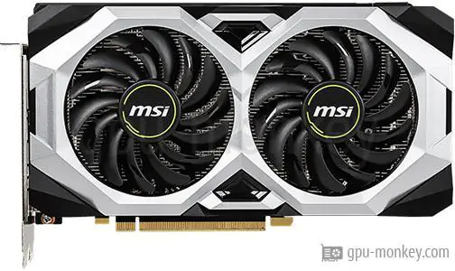 MSI GeForce GTX 1660 TI VENTUS 6G OC