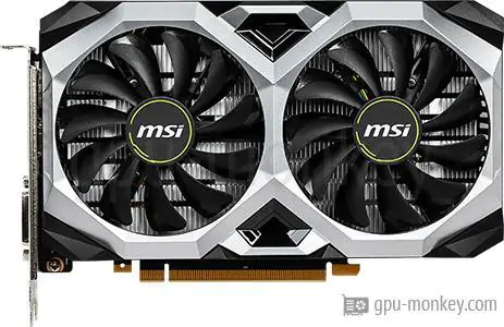 MSI GeForce GTX 1660 TI VENTUS XS 6G OCV1